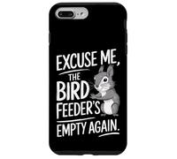 Excuse Me the Bird Feeder’s Empty Again Funny Squirrel Carcasa para iPhone 7 Plus/8 Plus