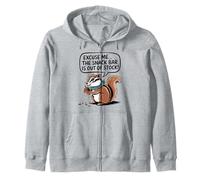 Excuse Me the Snack Bar Is out Of Stock Funny Chipmunk Sudadera con Capucha