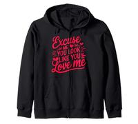 Excuse Me, You Love Me Funny Diching Sudadera con Capucha