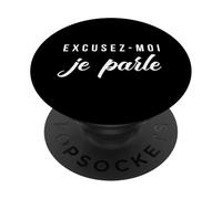 Excusez-Moi Je Parle Cita Francesa PopSockets PopGrip Adhesivo