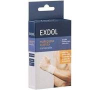 Exdol Muñequera Ajustable Elástica, Transpirable - 2 Paquetes de 1 Unidad