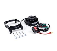 EXED® Parts - Ventilador de refrigeración de radiador SPAL original y kit de montaje para SHERCO, con interruptor de encendido/apagado, modelo de moto de cross de 2014 a 2022 - Ajuste perfecto, fácil