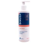 Exeltis Musa Intima Gel de Higiene Íntima 250 ml - Gel Limpiador Íntimo Uso Diario Sin Jabón - Respeta el PH Fisiológico - Protege y Calma la Zona Íntima - Previene Irritaciones y Picores
