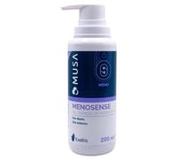 Exeltis Musa Menosense Gel de Higiene Íntima 200 ml - Cuidado Específico Menopausia - Hidratación contra la Sequedad Vulvar - Alivio del Picor e Irritación - PH Adaptado - Sin Jabón