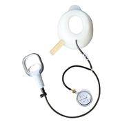 Exemic Campana de vacío para Pectus Excavatum, soporte para ortesis de Pectus Excavatum, soporte para el pecho de paloma, corrección física, lavable, con manómetro(M-M)