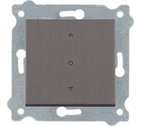 EXEN - Interruptor Empotrado de Cruce para Persiana - Interruptor de Persianas - Mocha 3-Vías - All-in-One Compatible con las Series KARELL/ODAK/COMFORT - 218/15E