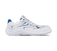 Exena ONICE S3 - Zapatos de seguridad antideslizantes con tapa protectora (41), color blanco, Blanco, 41 EU