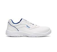 Exena Zapatos de trabajo de seguridad S2 con cordones, color blanco, con tapa protectora, para alimentos, Gastro (Numeric_45), Blanco, 45 EU