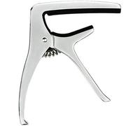 EXENXA Afinador de Guitarra Accesorios para Instrumentos Musicales, Aleación de Metal Versátil Guitarra Capo Accesorios para Guitarra, Guitarra Capo, Plata Mate