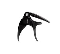 EXENXA Cejilla de Ukelele para Guitarra, Clip de Tono, Cejilla de Guitarra Popular, Cejilla de Guitarra para Ukelele Accesorios para Instrumentos Musicales (Color : Gold) (Black)