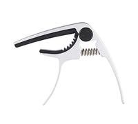 EXENXA Cejilla para Guitarra acústica Cejilla de Guitarra de Metal Cambio rápido Accesorio Fuerte, Ligero y con una Sola Mano (Color : Silver, Size : One Size) (Silver One Size)