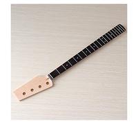 EXENXA Cuello de Guitarra eléctrica Cuello de Guitarra de 4 Cuerdas Arce 20 trastes con línea Media Mano Izquierda y Derecha Cuello de Guitarra sin terminar (Color : Left Hand) (Right Hand)