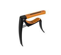 EXENXA Guitarra Capo Folk Accesorios de Guitarra eléctrica clásica Personalidad Capo Tuner Guitar Clip de Metal (Color : Silver) (Orange)