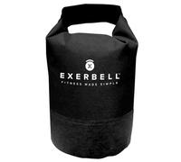 Exerbell Pesa rusa plegable y ajustable de 2 a 14 kg (negro) - pesa rusa de agua y bolsa de arena - versátil entrenamiento de saco de arena y bolsa de peso - equipo de entrenamiento de fuerza premium