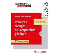 Exercices corrigés de Comptabilité générale: 82 exercices corrigés