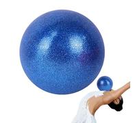 Exercise Ball, 15cm Rhythmic Gymnastics Trainer, Glitter Balance Core Strength Builder, Lightweight Flexible Fitness Tool, for Dance Pilates Women and Girls Workout