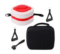 Exercise Bands Handles Set Black - Resistance Bands Fitness Training, Durable Equipment Accessories Build, Gym Yoga Home Use, Arm Ankle Wrist Core Workout, Chest Strength Exercise Kit, Full Body Train