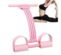 Exercise Bands Pedal, Workout Puller Rope, 12 Inches Resistance Band with Handles, Elastic Fitness Tool for Arm Leg Slimming, Bodybuilding Accessory for Men Boys Girls Teens Home Gym Yoga Pilates