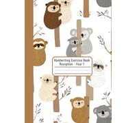 Exercise Book for Kids KS1 - Cute Koala Handwriting Book with Dotted Midline - Primary Writing Book for Reception & Year 1 -Spring Term Writing Practice for Girls & Boys - For School & Home School
