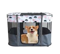 Exercise Dog Playpen, Foldable Indoor Playpen for Puppies, Kittens, and Small Dogs, Portable Tent Crate Cage, Cat Playpen for Home, Outdoor Pet House for Small Pets, Puppy and Kitten Enclosure