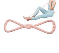 Exercise Elastic Bands - Figure 8 Resistance Shaping Rope | Yoga Strength Bands | Silicone, for Home Gym Fitness Yoga Pilates Sports, Arm Shoulder Leg Back Sculpting