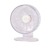 Exercise Hamster Wheel, Adjustable Quiet Rotary Toy, Small Animal Fitness Wheel for Active Movement, Stable Smooth Base, Cage Habitat Accessory, Gerbil Sugar Glider Pet Enrichment