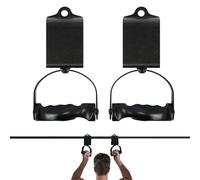 Exercise Handles - 1 Pair 360 Degree Rotating - Cable Machine Handles for Gym,for Barbells Pulley Resistance Band Women Men Adults Teens Athletes