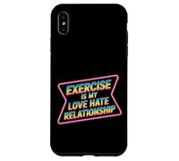 Exercise Is My Love Hate Relationship Workout Fitness - Carcasa para iPhone XS MAX