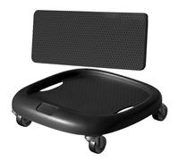 Exercise Wheel, 360° Rotating Ab Roller, Core Strength Trainer, Non-Slip Handle, Knee Mat Included Home Gym, Fitness, Workout, for All Fitness Levels, 28x8.5cm 620 Blue Black