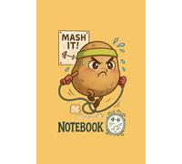 Exercising Potato Theme Yellow Cover Notebook | 150 Pages, 6x9” College Ruled Lined | Perfect Gift for Potato or Gym Lovers: Weight Loss Motivation ... for Students, Teens, and Everyday Notes