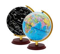 EXERZ Globo Terráqueo Iluminado 20 cm Mapa Inglés