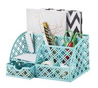 Exerz Organizador de Escritorio Multifunción, Portalápices y Soporte de Oficina, Sistema de Almacenaje para Escritorio Ordenado