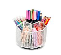 Exerz Organizador de escritorio/organizador de escritorio/soporte para bolígrafos/organizador multifuncional (Blanco)