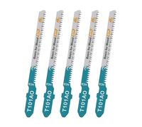 EXFEIN 5 hojas de sierra de calar HCS para madera contrachapada de madera blanda, accesorio profesional (T101AO)