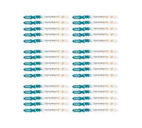 EXFEIN Hojas de sierra de calar T101D para madera, corte recto limpio, 6TPI T-Shank hojas de sierra caladora, paquete de 30