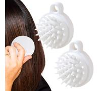 Exfoliador Capilar para el Cuero Cabelludo - Masajeador Manual De Limpieza Profunda De 2 Piezas | Cepillo Exfoliante Para Ducha Y Champú Con Función De Peine | Para Hombre y Mujer con Cabello Rizado L
