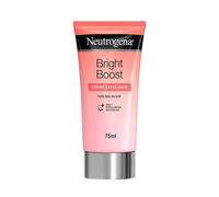 Neutrogena Bright Boost Crema Exfoliante (75 ml), exfoliante facial para todo tipo de piel, limpiador facial con AHA y exfoliantes naturales, piel más luminosa y uniforme