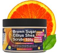 Exfoliante Cacao Exfoliante Corporal Chocolate con Manteca de Karité y Aceite de Almendra para Piel Suave y Radiante 500g Aroma a Mandarina Ideal para Todo Tipo Piel