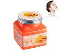 Exfoliante Corporal De Papaya 500g, Papaya Essence Brightening Peeling Gel, Exfoliante De Sal Marina, Aporta Suavidad Y Firmeza, Rejuvenece La Piel, Apto Para Todo Tipo De Piel