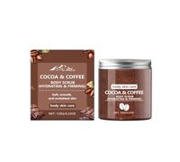 Exfoliante corporal exfoliante con aroma a café, revitalizante natural del mar y suavizante, ideal para ducha y baño Gzb829 (marrón, 6,5 x 6 cm)