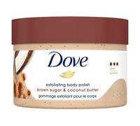Exfoliante corporal intenso Dove con azúcar morena y manteca de coco