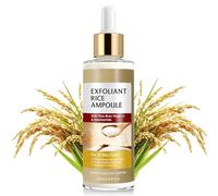 Exfoliante de Arroz Blanco, Ampolla Resplandeciente Exfoliante de Arroz Blanco, Suero Facial Exfoliante Peel Shot Glow, Cuidado de la Piel Coreano Exfoliante Corporal Suave Células Muertas de la Piel