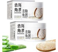 Exfoliante De Arroz Para Aclarar La Piel, Gel Exfoliante De Planta De Arroz, Gel Exfoliante Suave De Arroz, Rice Wash off Facial Mask, Gel Exfoliante De Piel Blanqueador De La Piel (2pcs)