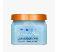 Tree Hut Ocean Glow Exfoliante hidratante de azúcar de karité, reabastece y renueva, 18 onzas (paquete de 1)