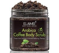 Exfoliante de café natural con exfoliante corporal orgánico de café, el mejor tratamiento para el acné, anticelulítico y estrías, terapia de venas araña para venas varicosas y eccema