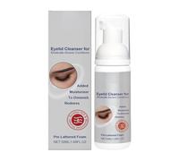 Exfoliante de Párpados | Espuma de Limpieza Profunda para Pestañas 50ml - Lavado Hidratante con Limpieza Profunda, Productos de Limpieza Desmaquillante para Viaje, Salón y Uso Diario