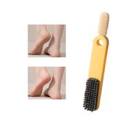 Exfoliante de Pies de Acero Inoxidable - Lima de Talón ABS de 18 cm | Removedor de Talones Agrietados 2 en 1 para Adultos, Hombres, Mujeres y Niños, Herramienta de de Doble Cara para Casa,