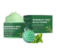 Exfoliante de Romero para el Cuero Cabelludo,Exfoliante Nutritivo para el Cuero Cabelludo,con Masajeador para el Cuero Cabelludo,para Todo Tipo de Cabello