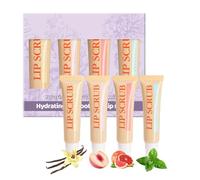 Exfoliante e hidratante de labios exfoliante, palo exfoliante labial, exfoliante de labios hidratante | 4 productos hidratantes para el cuidado de los labios, juego de exfoliantes de labios