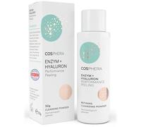 Exfoliante facial con ácido hialurónico (polvo de enzima 100% vegana) - Limpieza facial suave y profunda para piel lisa, para reducir los poros y contra el acné y las espinillas - exfoliante